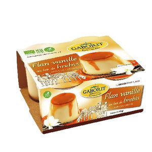 Flan Vanille Nappe Caramel Brebis 4 X100 G De France