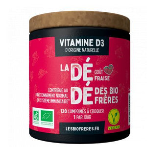 Vitamine D3 Dede Vitamine D3 Fraise 120 Cp