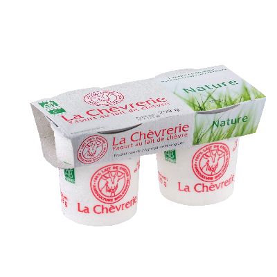 Yaourt Chevre Nature 2x125g